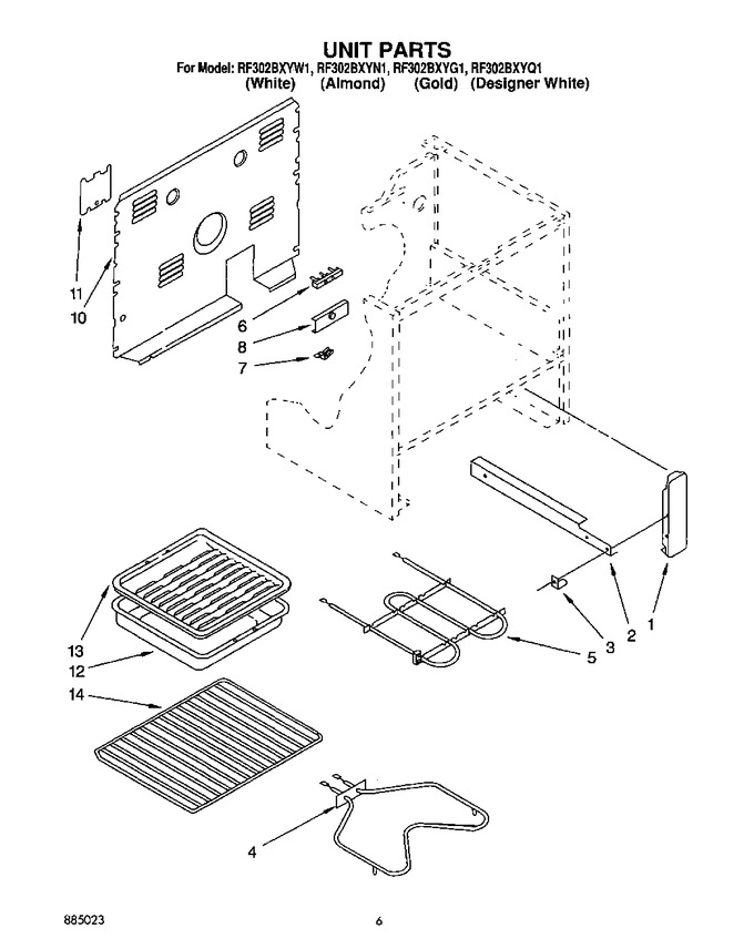 Diagram for RF302BXYQ1