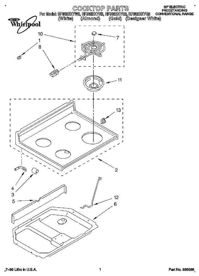 Diagram for RF302BXYQ2