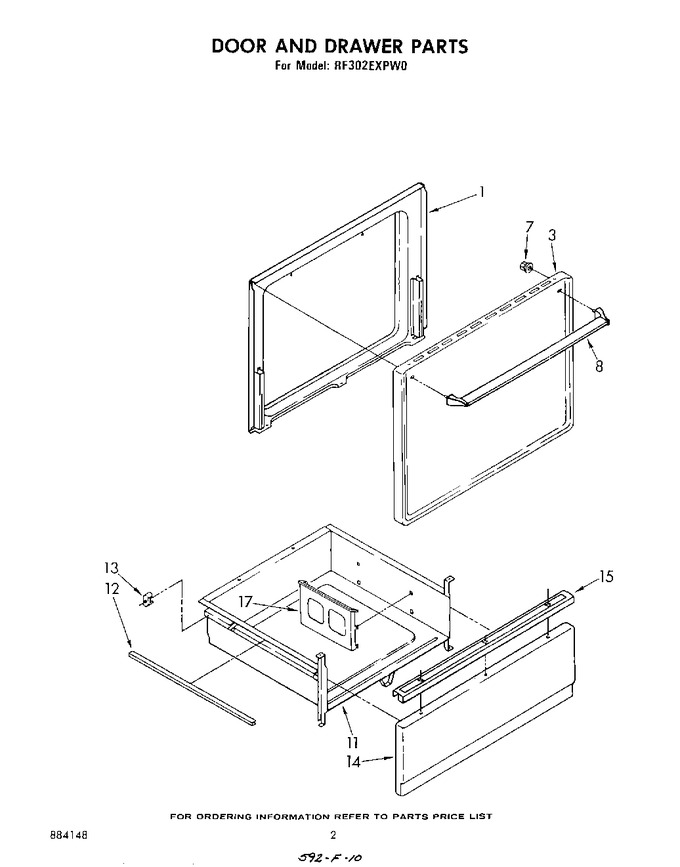 Diagram for RF302EXPW0