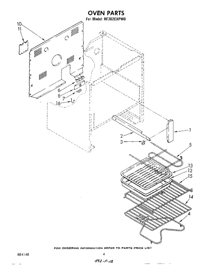 Diagram for RF302EXPW0