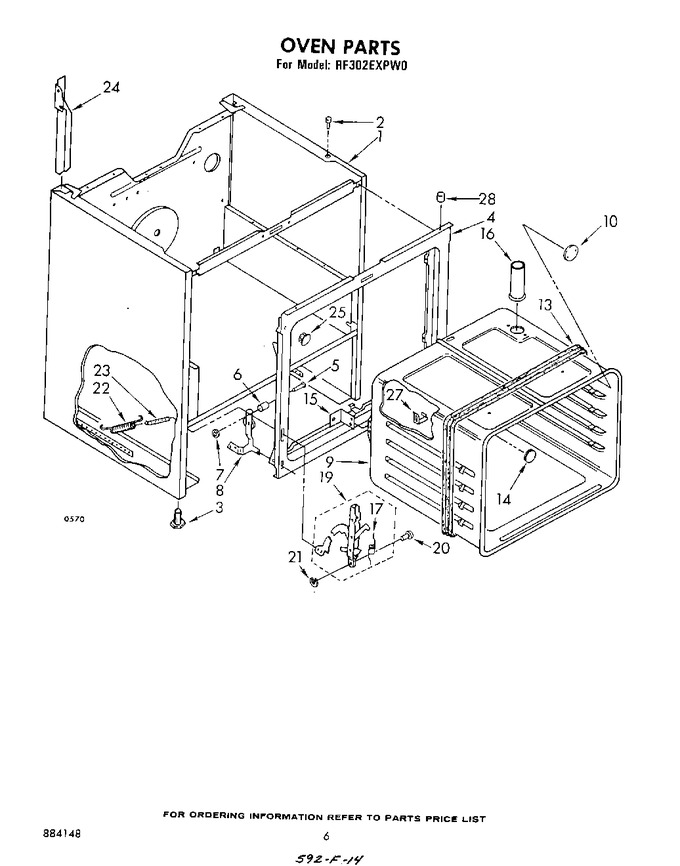 Diagram for RF302EXPW0