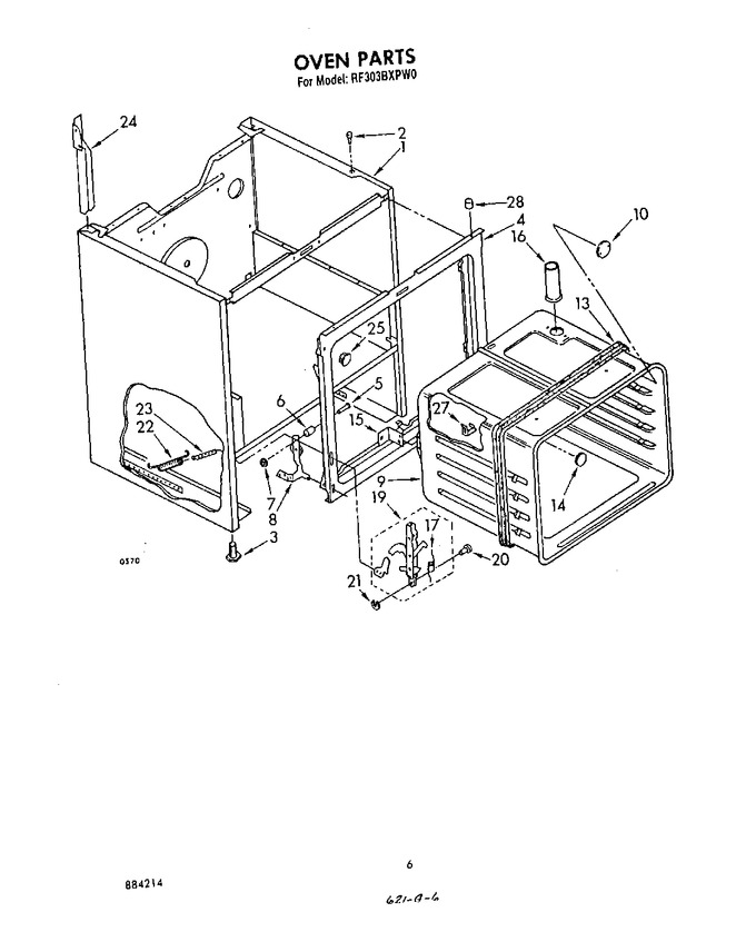 Diagram for RF303BXPW0