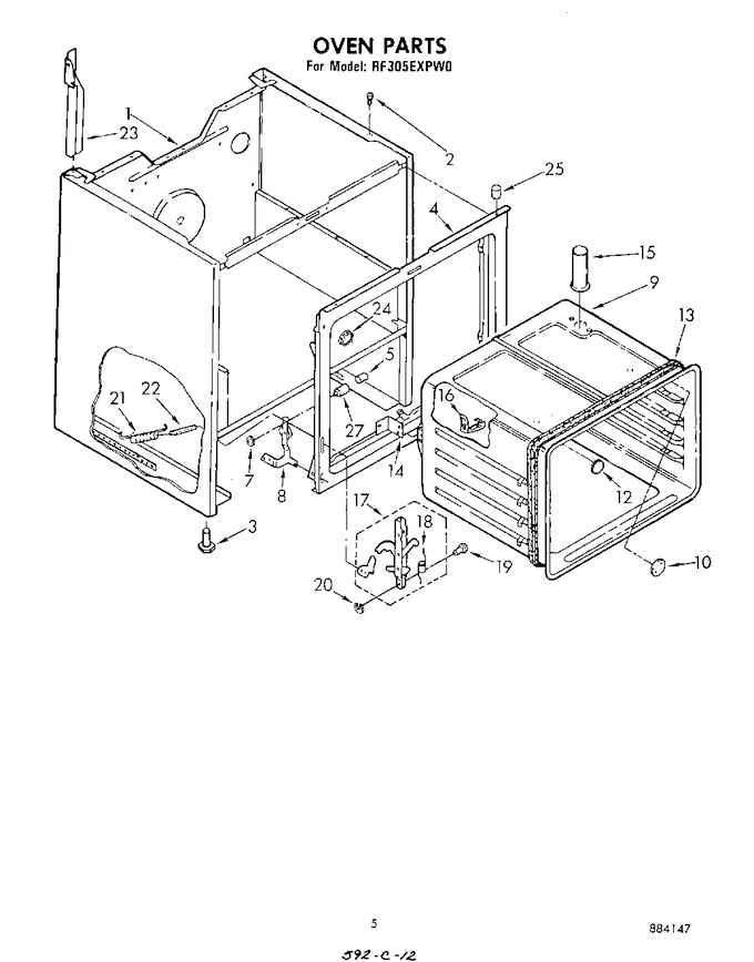 Diagram for RF305EXPW0