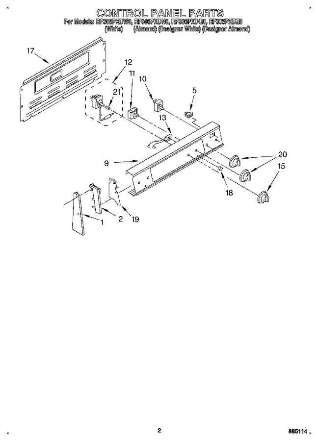 Diagram for RF305PXDN0