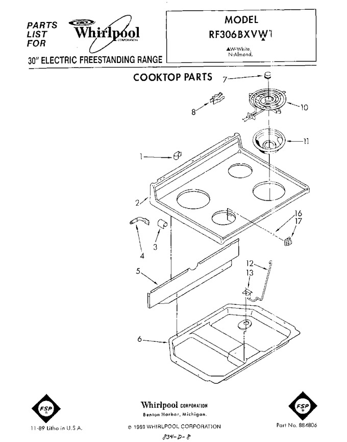 Diagram for RF306BXVW1