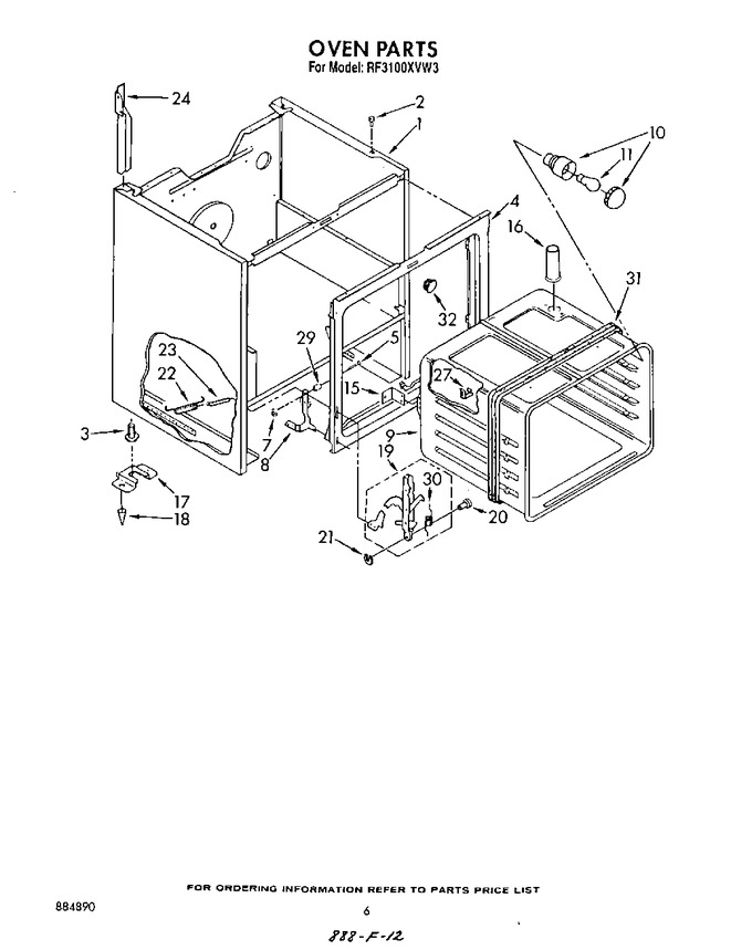 Diagram for RF3100XVW3