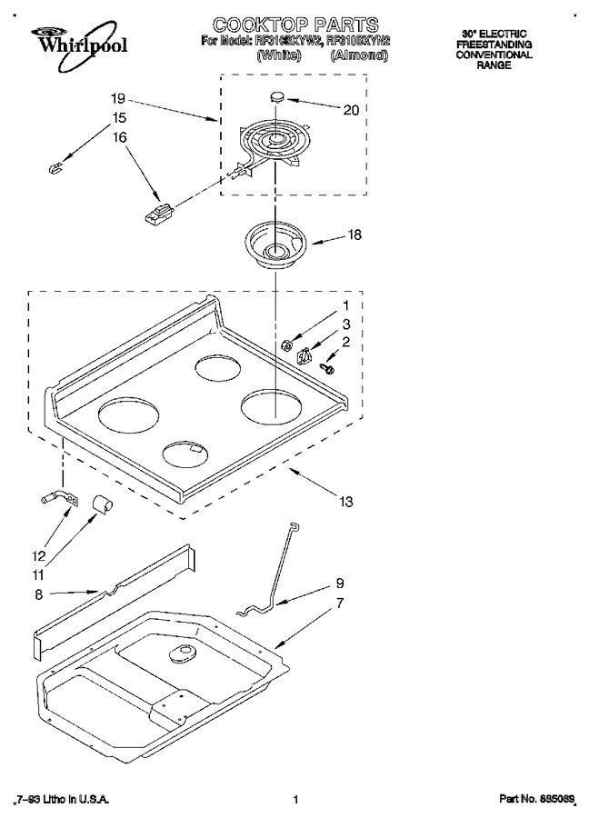 Diagram for RF310BXYN2