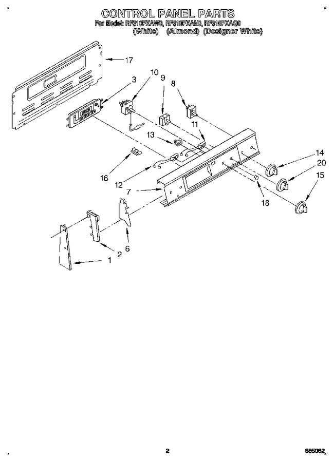 Diagram for RF310PXAW0
