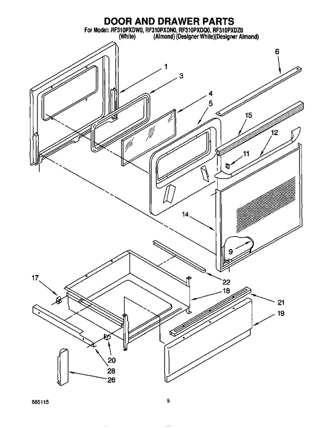 Diagram for RF310PXDQ0