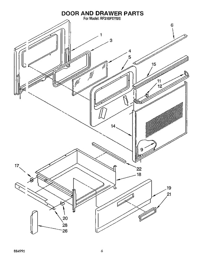 Diagram for RF310PXYW1