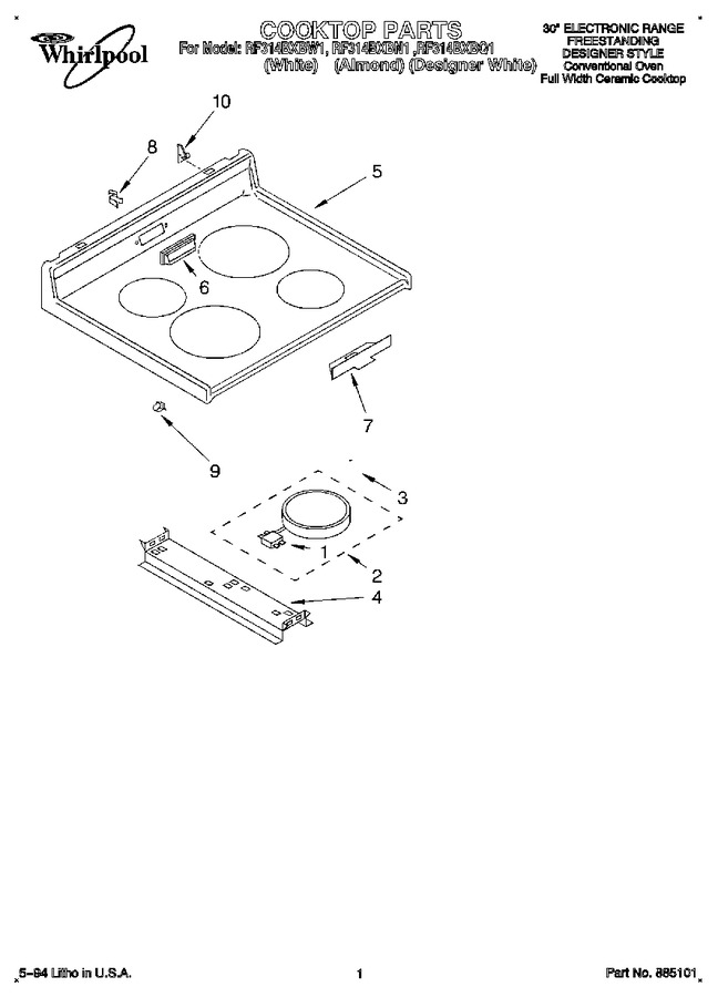 Diagram for RF314BXBW1