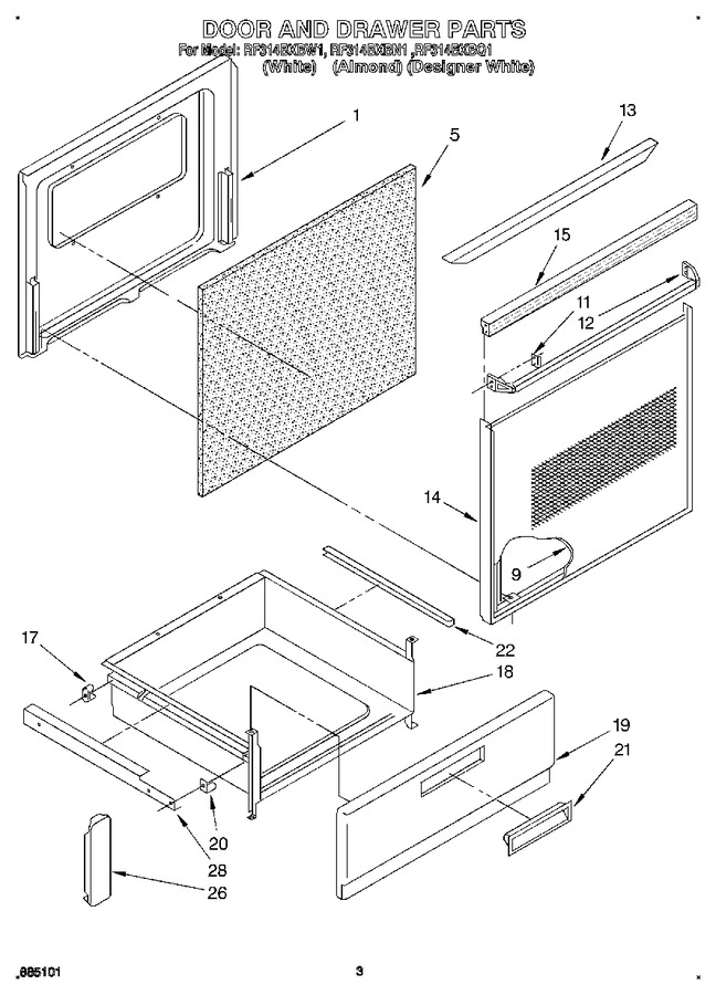 Diagram for RF314BXBW1