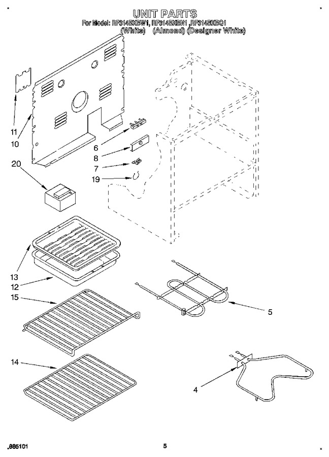 Diagram for RF314BXBW1