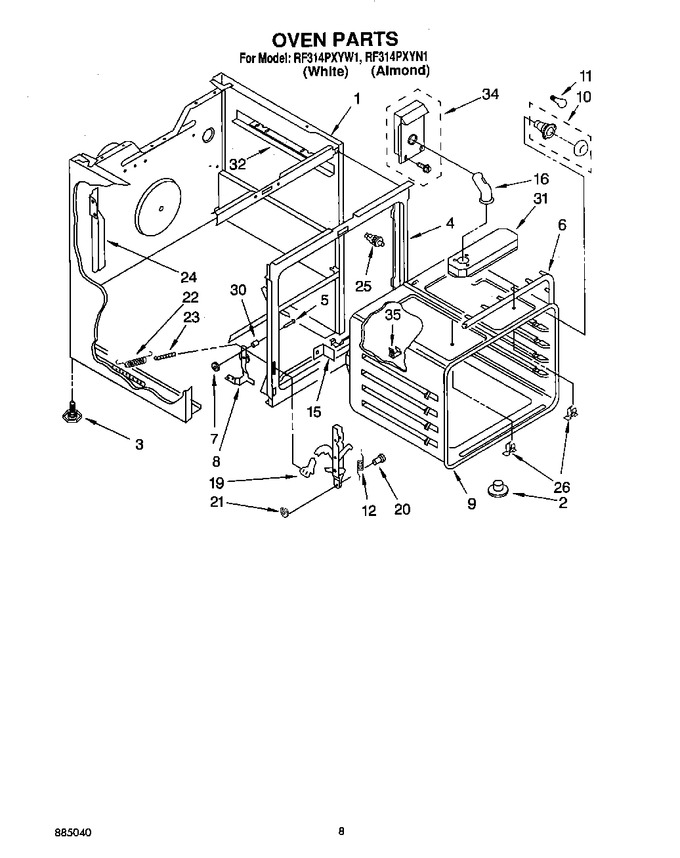 Diagram for RF314PXYW1