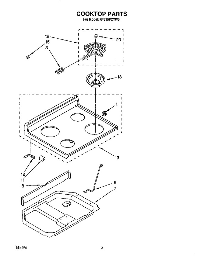 Diagram for RF315PCYN0
