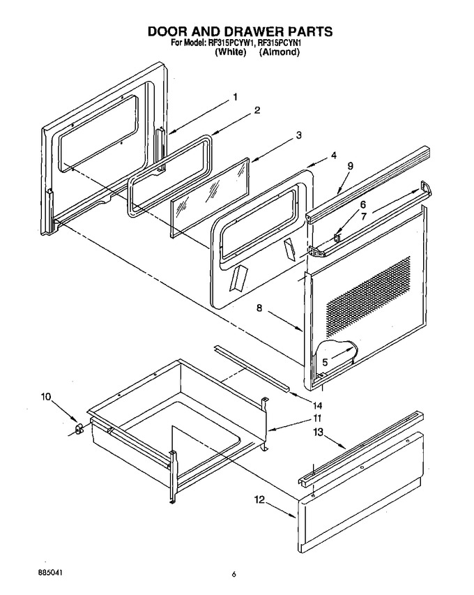 Diagram for RF315PCYN1