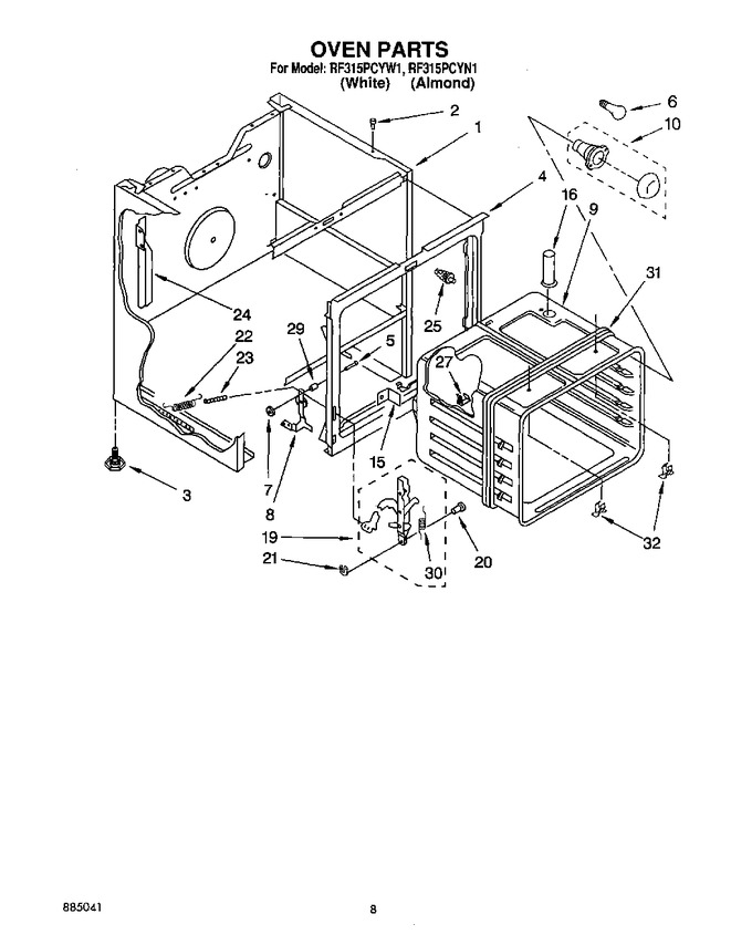 Diagram for RF315PCYW1