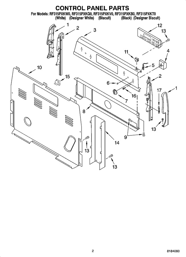 Diagram for RF315PXKB0