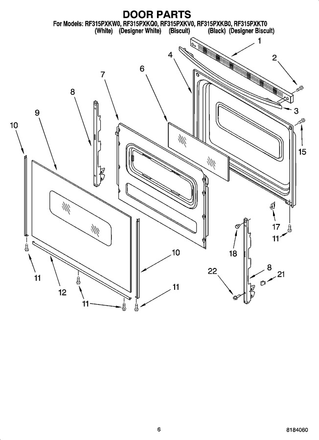 Diagram for RF315PXKT0