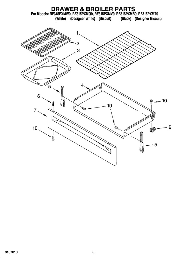 Diagram for RF315PXMQ0