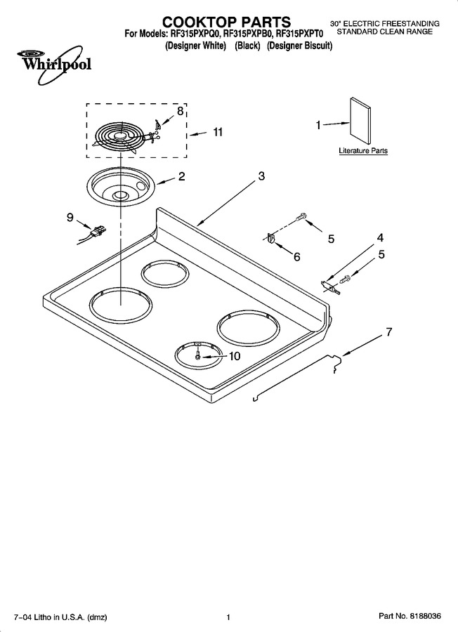 Diagram for RF315PXPQ0
