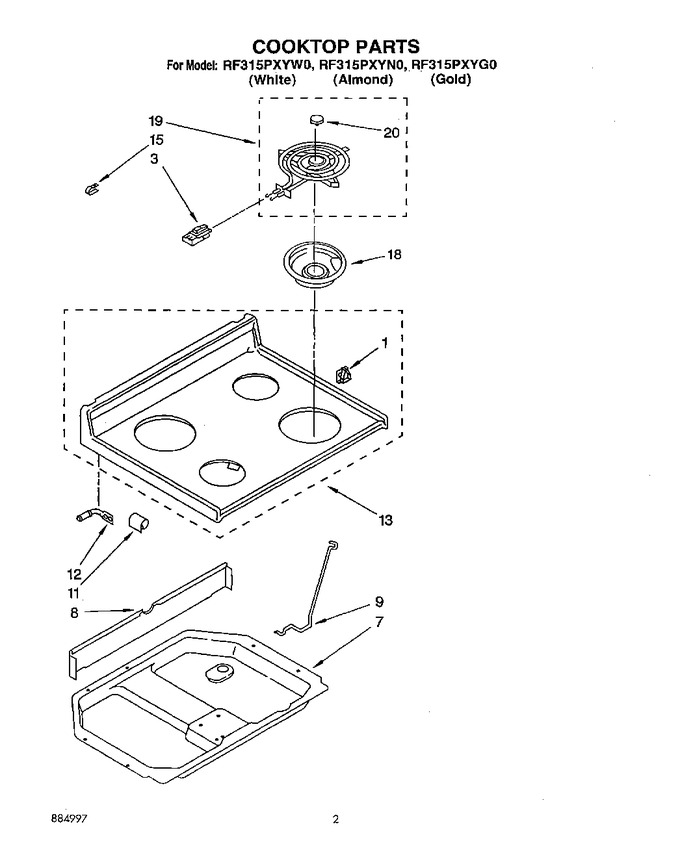 Diagram for RF315PXYN0