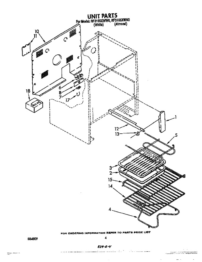 Diagram for RF3165XWW0