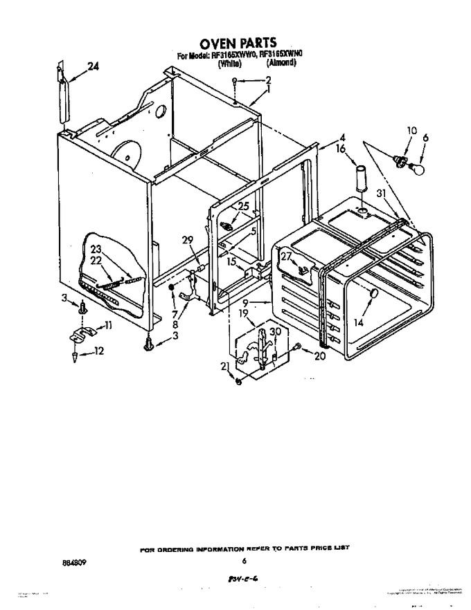 Diagram for RF3165XWW0