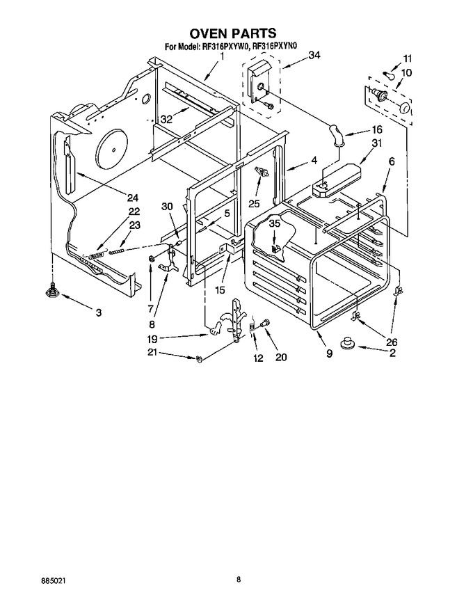 Diagram for RF316PXYW0