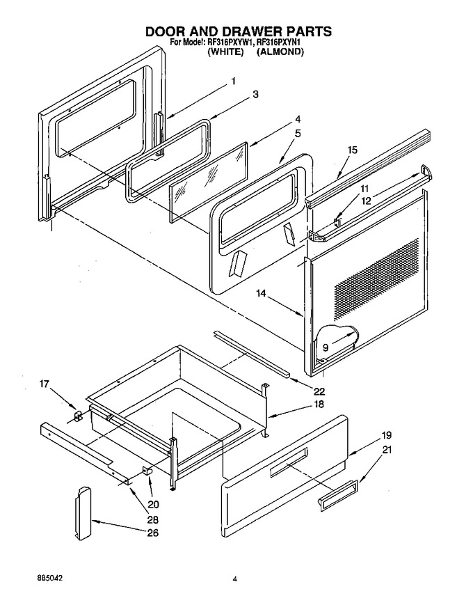 Diagram for RF316PXYW1
