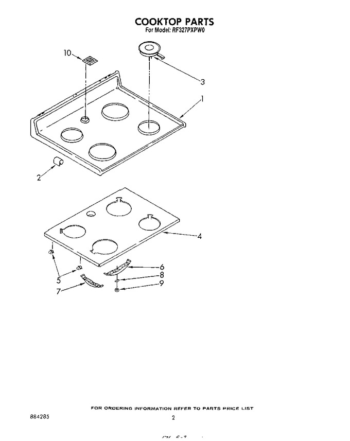 Diagram for RF327PXPW0