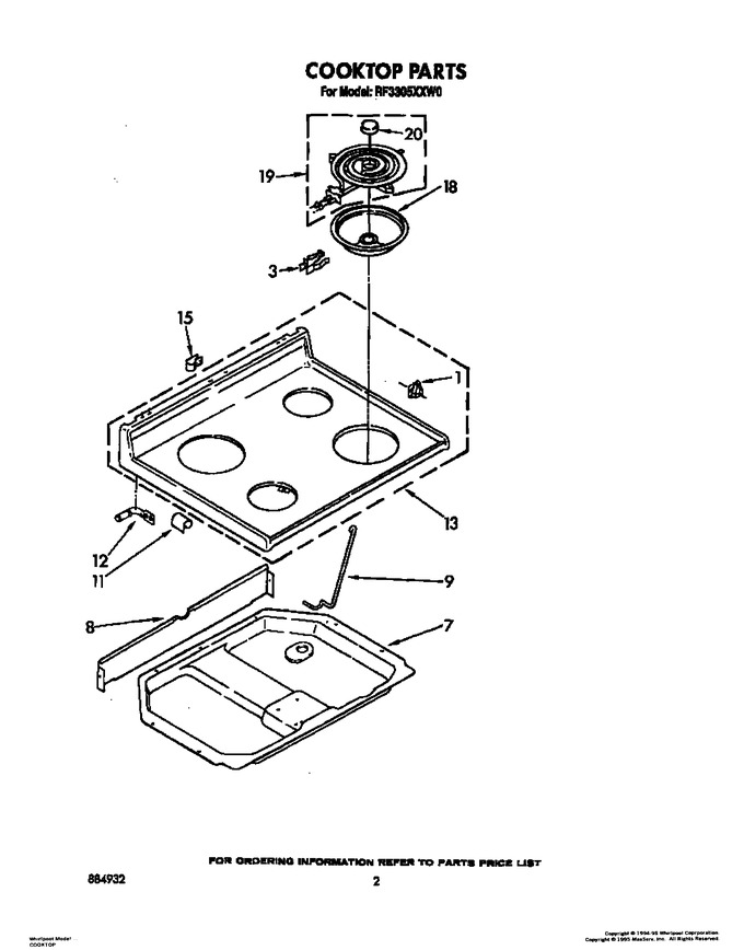 Diagram for RF3305XXW0