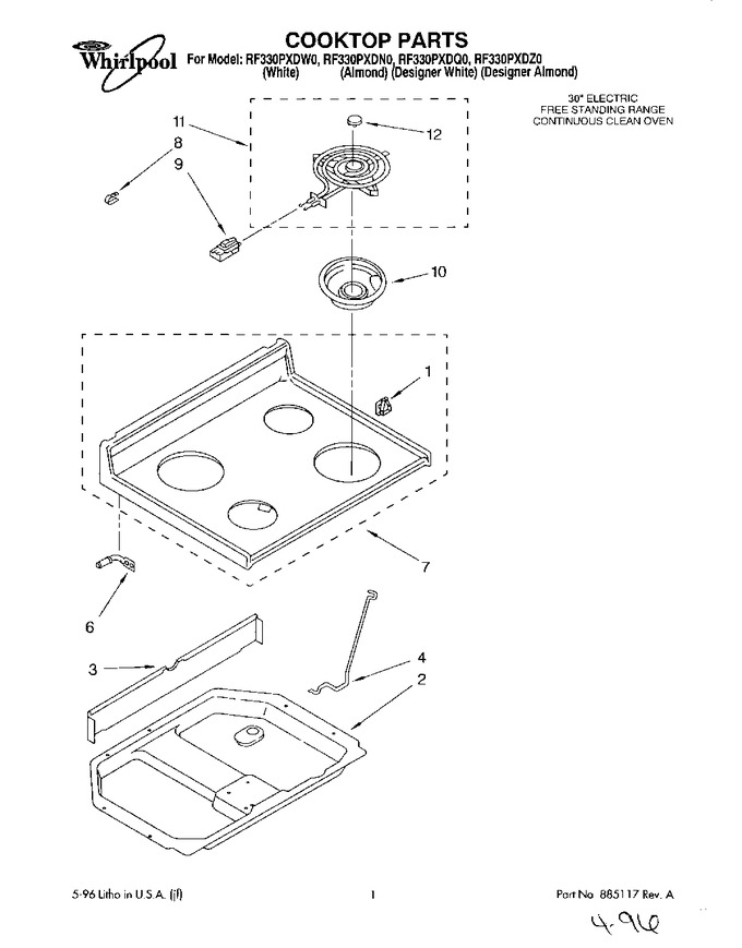 Diagram for RF330PXDQ0
