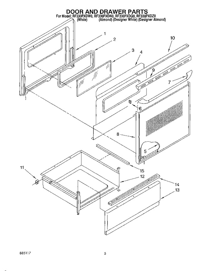 Diagram for RF330PXDW0