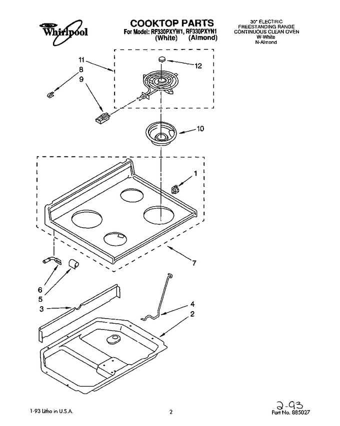 Diagram for RF330PXYW1