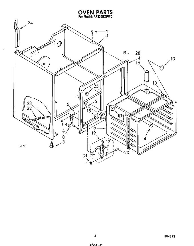 Diagram for RF332BXPW0