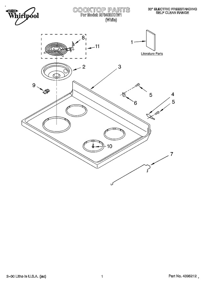 Diagram for RF340BXHW1