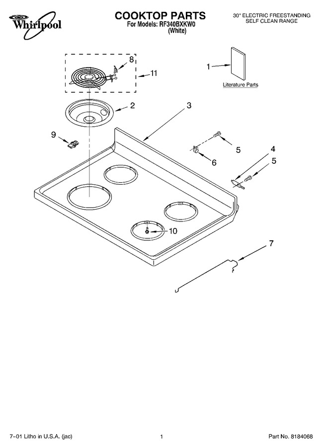 Diagram for RF340BXKW0