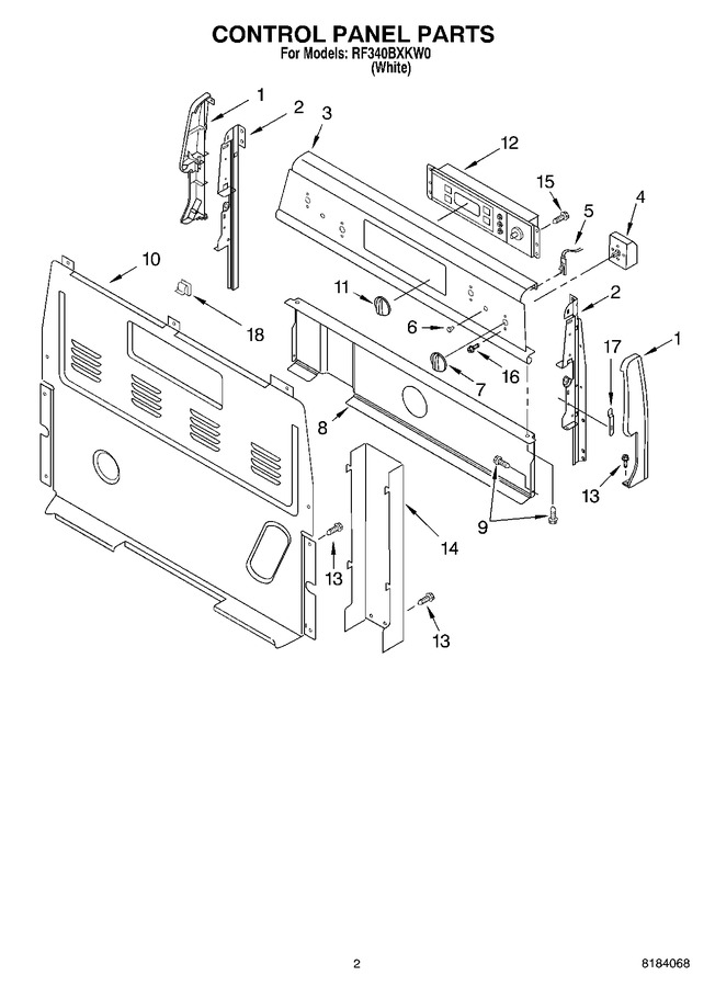Diagram for RF340BXKW0