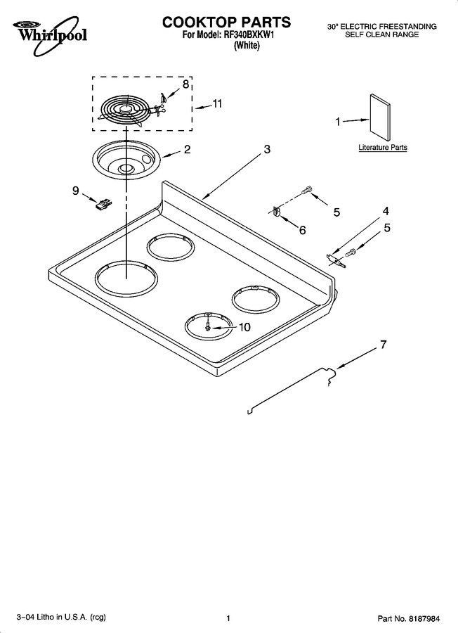 Diagram for RF340BXKW1