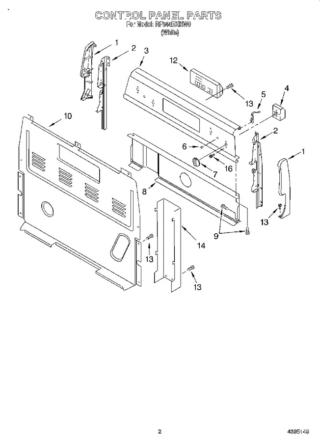 Diagram for RF344BXHW0