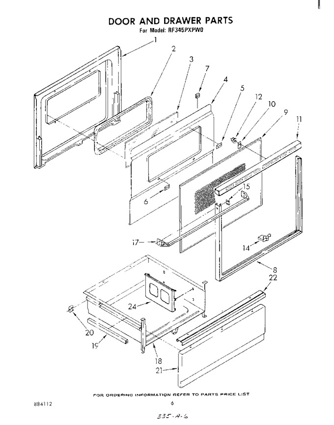 Diagram for RF345PXPW0