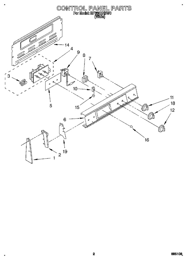 Diagram for RF350BXBW0