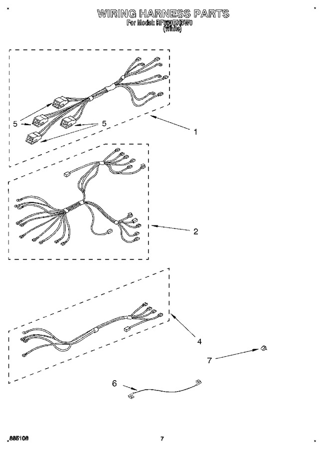 Diagram for RF350BXBW0