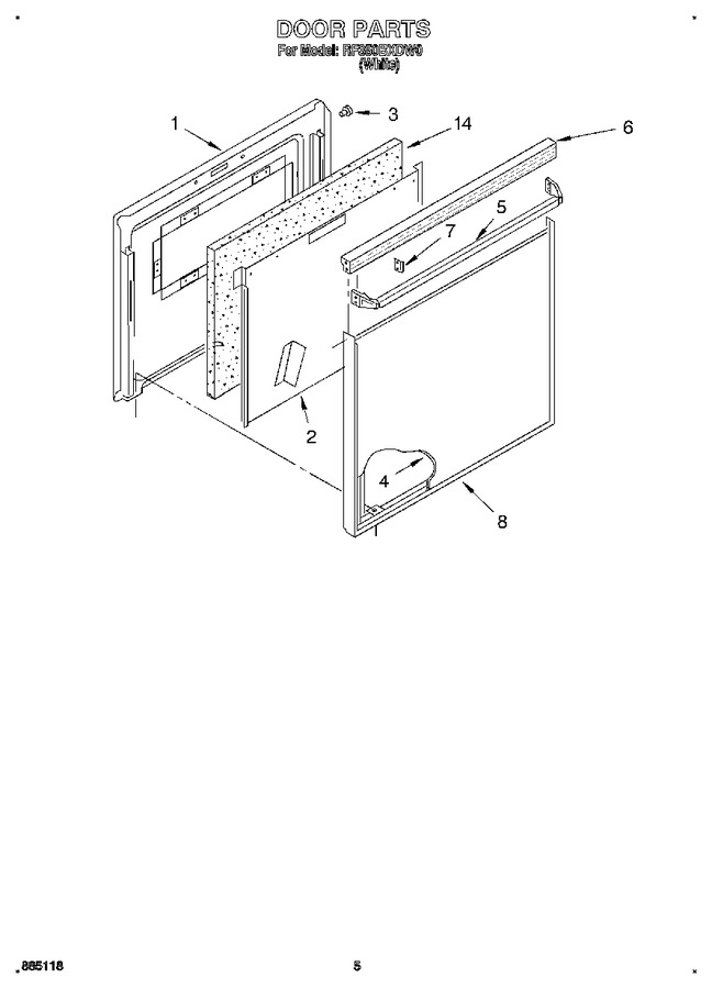 Diagram for RF350BXDW0