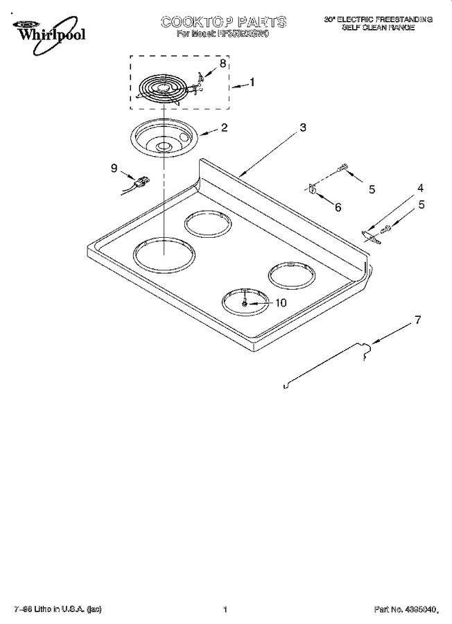 Diagram for RF350BXGW0