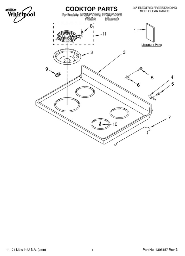 Diagram for RF350PXHW0