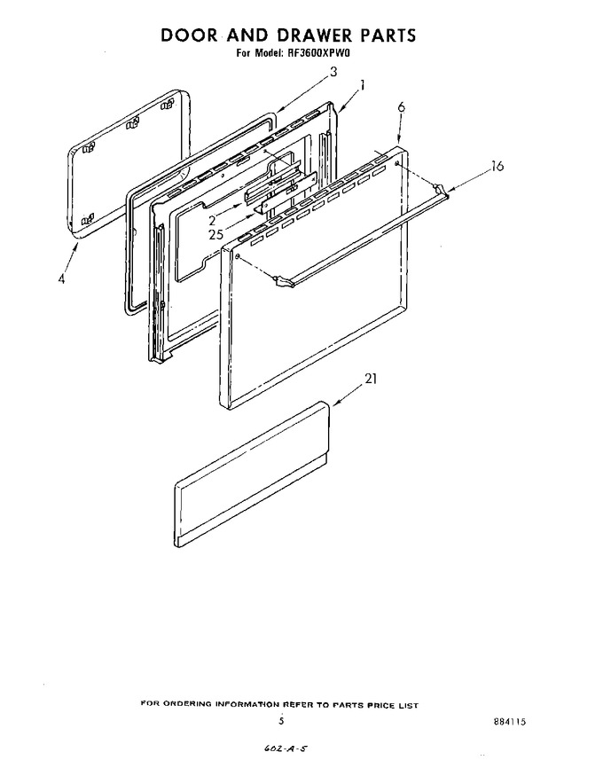 Diagram for RF3600XPW0