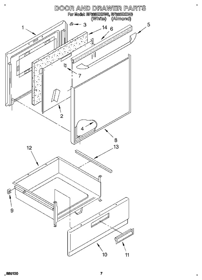 Diagram for RF360BXDW0