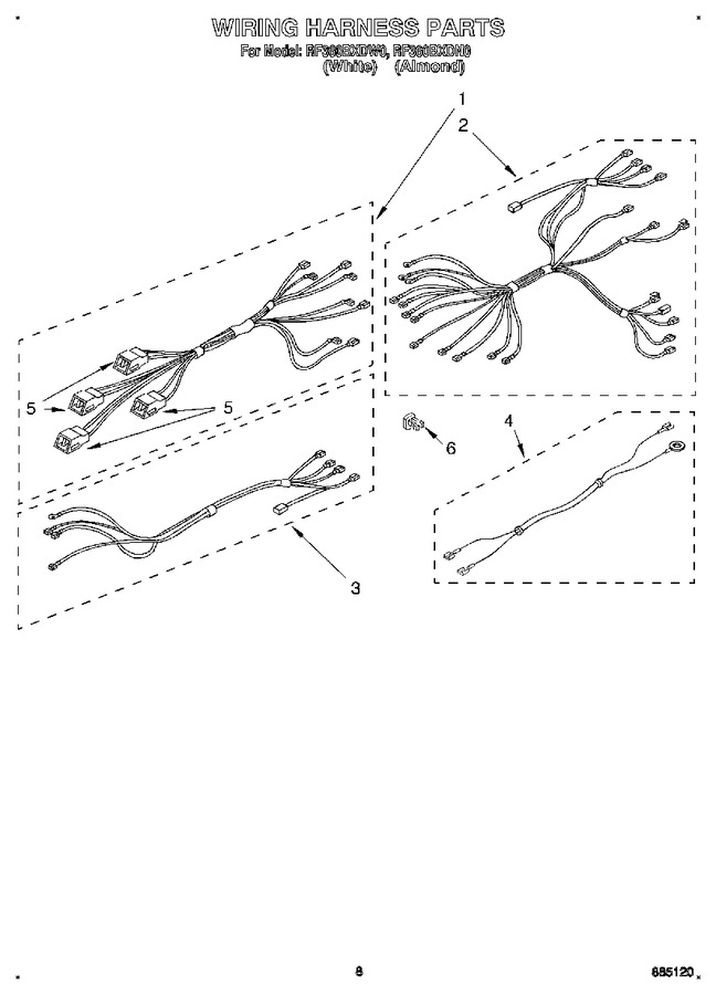 Diagram for RF360BXDW0